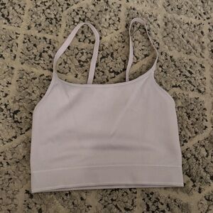 Aerie Light Purple Ribbed Top